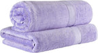 SUPERIOR Egyptian Cotton Pile Bath Sheet Set of 2, Ultra Soft Luxury Towels by SUPERIOR