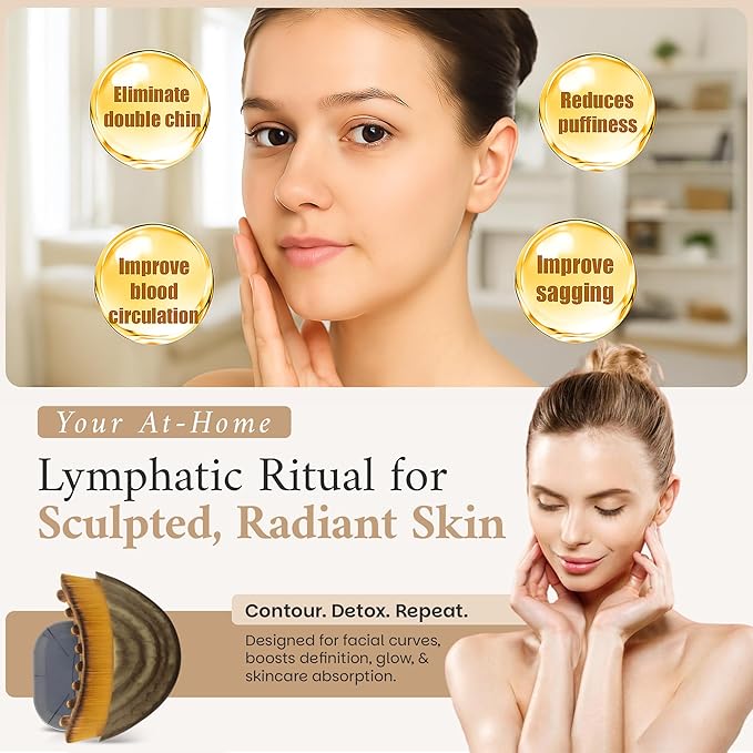 Lymphatic Contour Face Brush, Facial Brush - Image 6