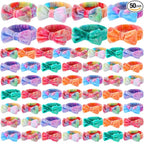 50 Pcs Pink Spa Headband Bulk Spa Sleepover Party Supplies by Wavyknot