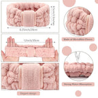 WILLBOND 4 Pack Microfiber Headbands Spa Facial Headbands Makeup Head bands - Image 2