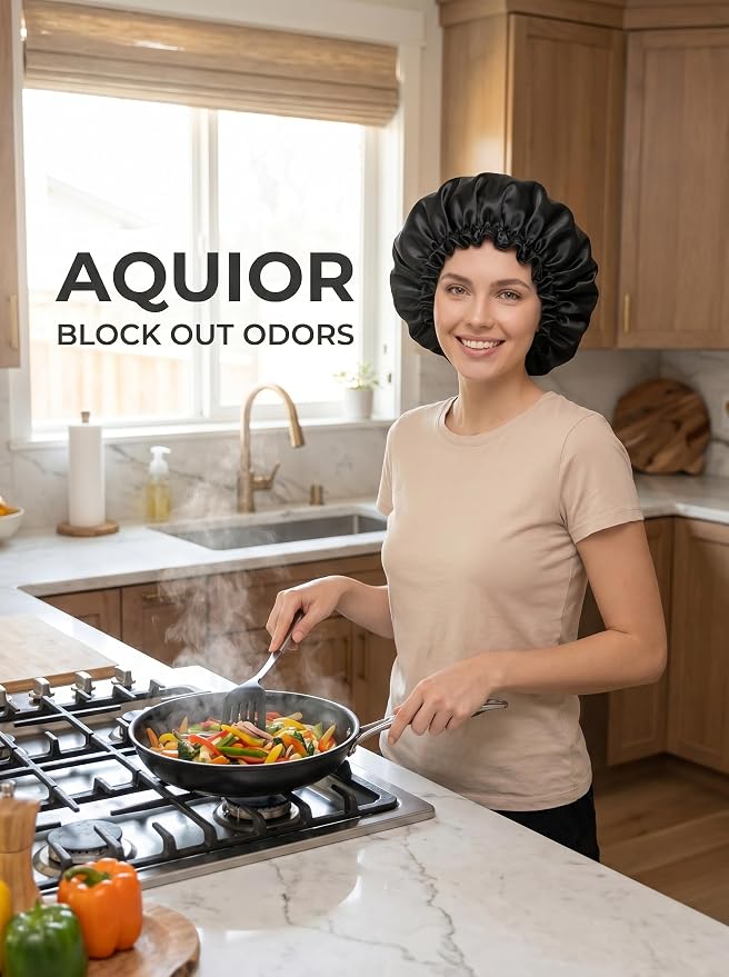 Aquior Shower Caps, Reusable Shower Cap - Image 5