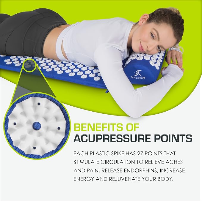 ProsourceFit Acupressure Mat and Pillow Set - Image 3