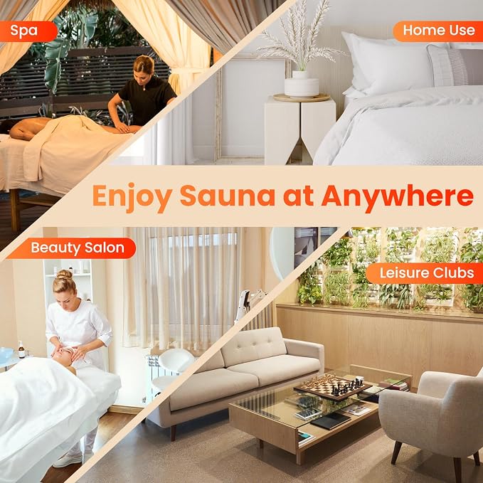 ARLIME Infrared Sauna Blanket, Portable Full-Body Home Sauna Blanket, 90-180°F - Image 9