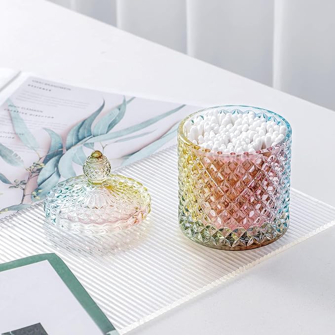 Qtip Holder Glass Apothecary Jars - Image 2
