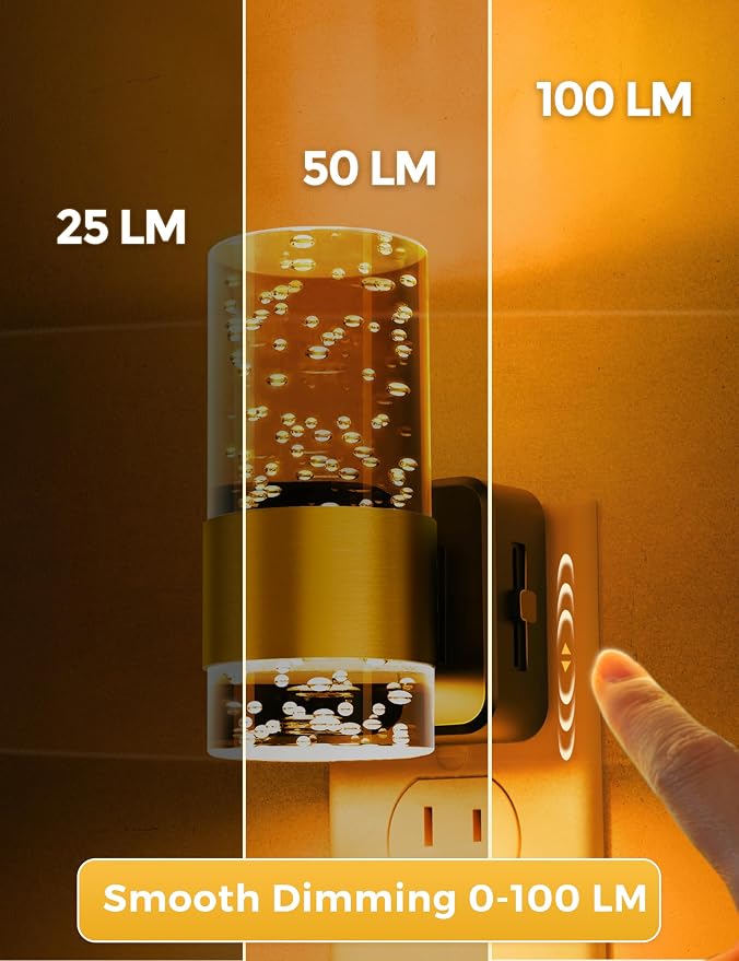 L LOHAS LED Night Lights Plug into wall, Amber Night Light - Image 3
