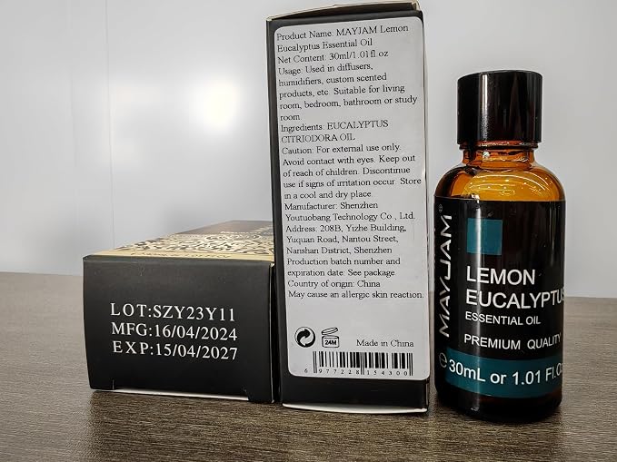 MAYJAM Lemon Eucalyptus Essential Oil 30ML - Image 9