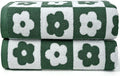Jacquotha 2-Pieces Luxury Bath Towels Checkered Floral, Cute Bathroom Decor by Jacquotha