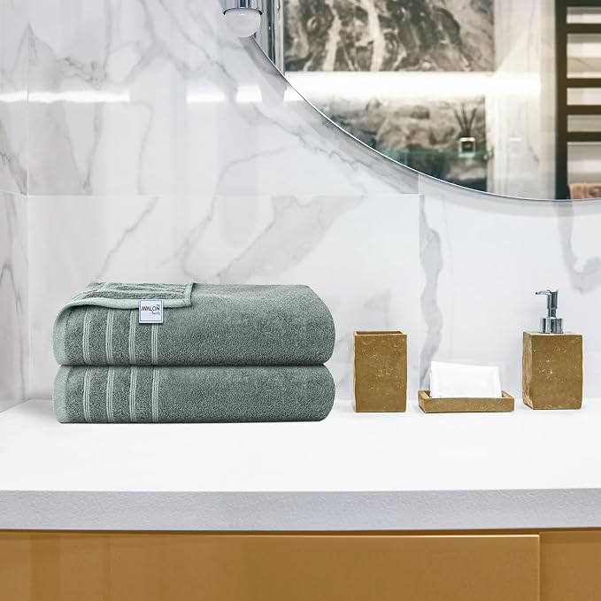 Avalon Towels Bath Towels Set of 4, Size 30 x 60 Inches - Image 7