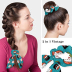 Scrub Cap with Hair Scrunchy, Ponytail Holder Surgical Cap - Image 5
