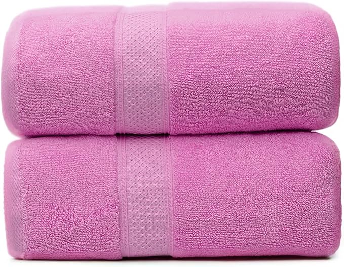 Fluffy Cotton Bath Towels Set800G, 2-Piece Set, Thickened and Enlarged by Weierduosi