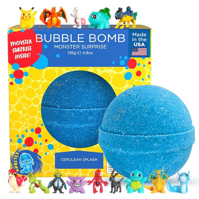 Poke Monster Bath Bomb for Kids by TwoSisters