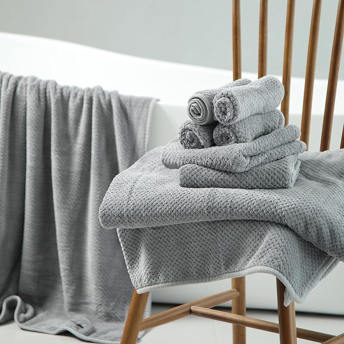 2 Piece Hand Towels Set Set 16x31 Inches, Soft Bath Sheet Towels Highly - Image 3