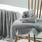 8 Pack Towel Set Gray Oversized Bath Sheet Sets - Image 3