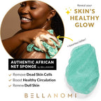 BELLANOMI African Exfoliating Net Sponge, Ethically sourced from Nigeria - Image 5