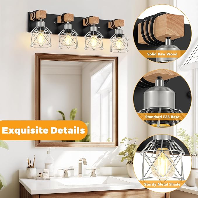 FadimiKoo Farmhouse Vanity Light - Image 3