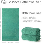 REDKISS Towels 2 Pack Luxury Extra Large Bath Towels Set 30 x 58 Inches – 100% - Image 2