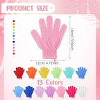 Didaey 104 Pcs Exfoliating Glove Bulk Shower Gloves - Image 2