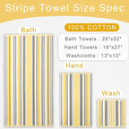 Bath Towels with Hanging Loops, Quick Dry, Absorb & Lightweight, 1 Bath 28"x52" - Image 4