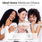 modelones Pearl Gel Nail Polish Top Coat, 2-in-one Clear Pearlescent Glitter - Image 6
