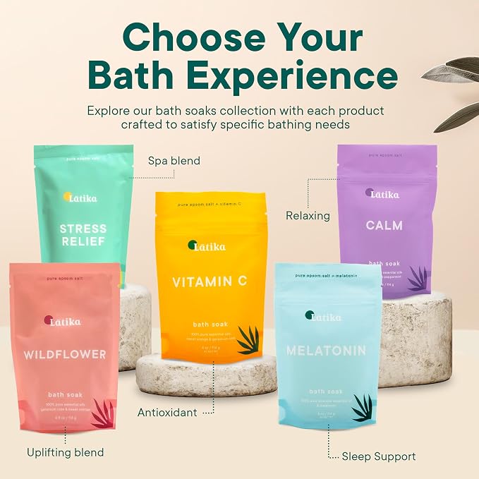 Latika Geode-Inspired Bath Soak Single Pack- Rose Quartz - Image 8