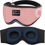 ZUMUSEN Bluetooth Sleep Headphones, 3D Wireless Music Eye Mask by ZUMUSEN