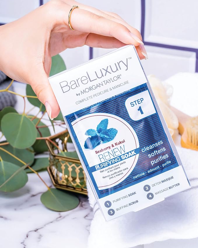 Morgan Taylor BareLuxury 4-Step Complete Pedicure & Manicure Packs - Image 8