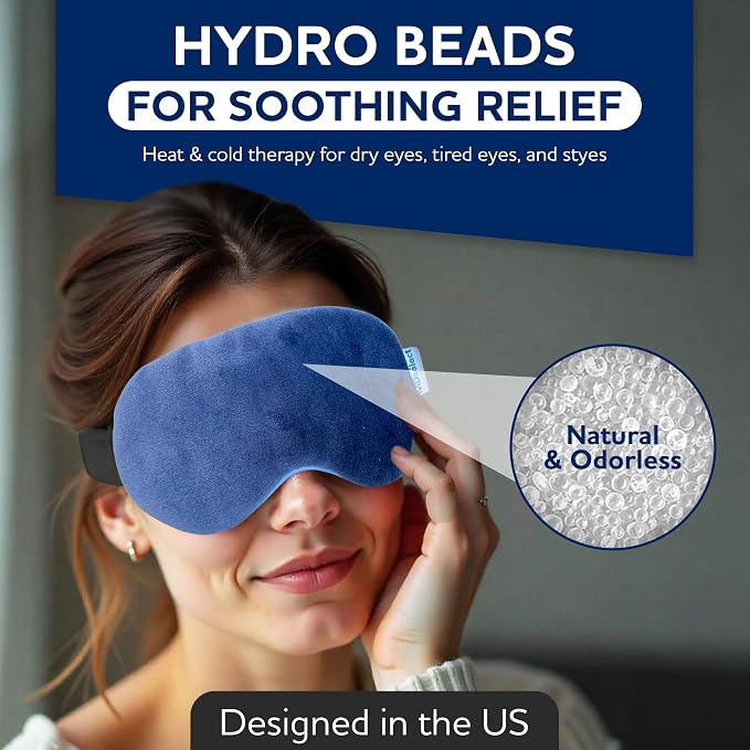 Microwavable & Freezable Hydro Beads Eye Mask - Image 2