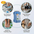 SPA REDI - Detox Foot Soak Pedicure and Bath Fine Salt, Mint and Eucalyptus - Image 5