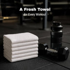 JMR White Bath Towels Bulk Pack of 36 - Image 9