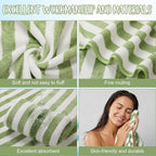 SmoothNovelty 16 Pack Microfiber Bath Towels Bulk 27'' x 60'' Oversized Size - Image 3