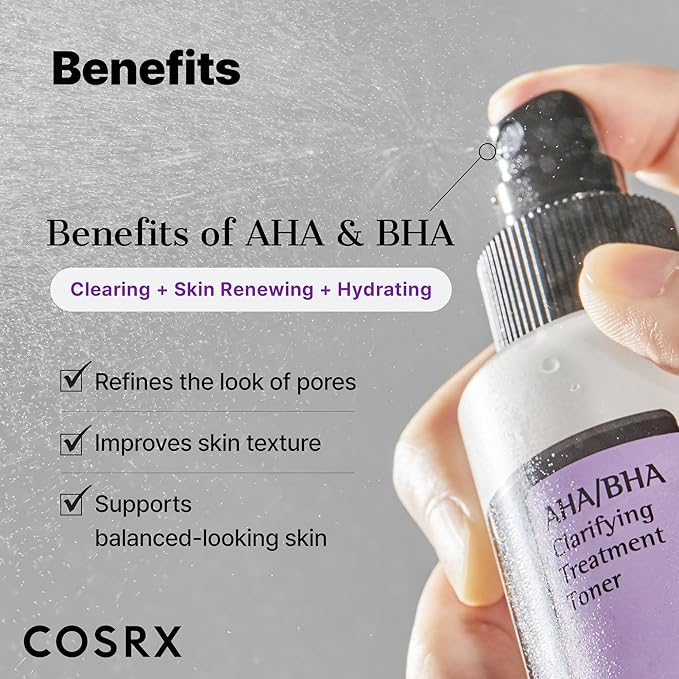 COSRX AHA/BHA Treatment Toner 5.07 fl.oz/ 150ml, Facial Exfoliating Spray - Image 4