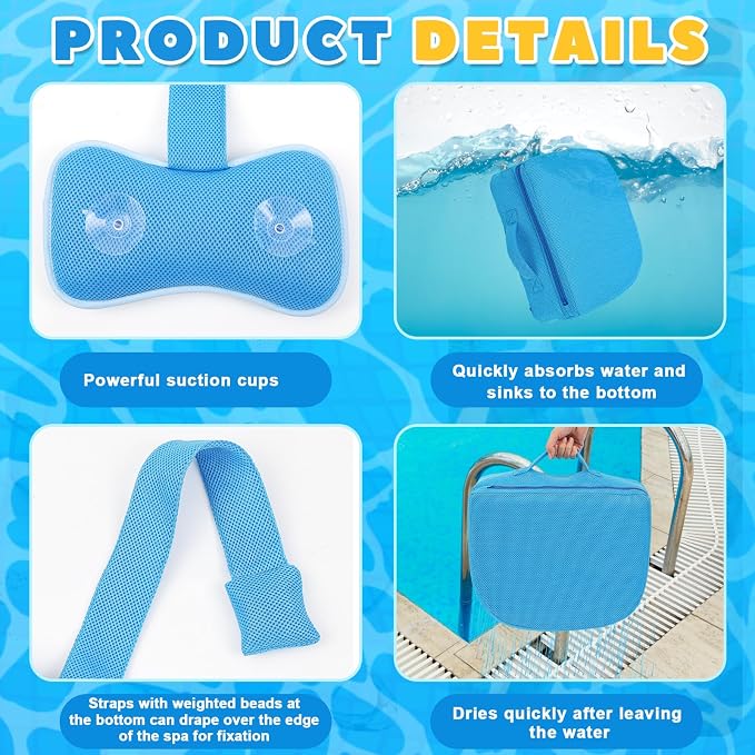 Yerliker 2 Pcs Foldable Hot Tub Booster Seat - Image 7