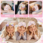 2 Pcs Sleep Mask for Kids Girls, Silk Eye Covers for Sleeping, Adjustable Strap - Image 7