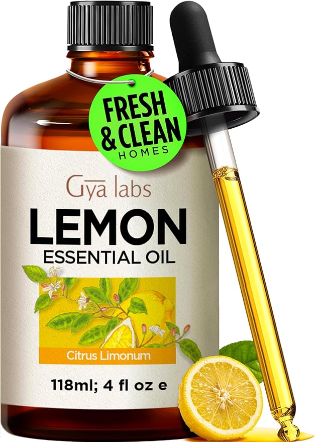 100% Pure Lemon Essential Oil by GyaLabs