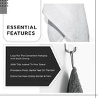 600 GSM 100% Cotton Bath Towels, Highly Absorbent, Quick Dry, 4 Pieces Combed - Image 4
