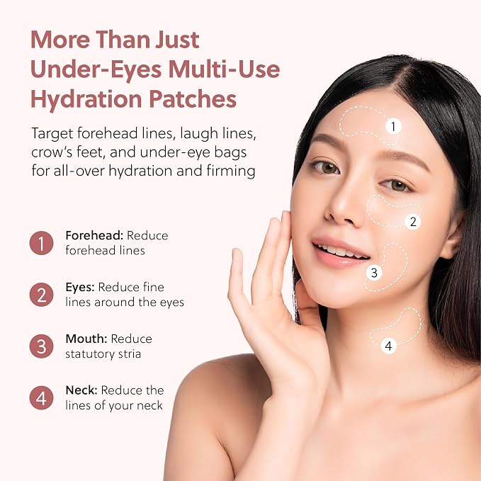 QUIA Hydrogel Eye Patches with Collagen – Depuff, Smooth Fine Lines & Hydrate - Image 6
