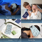 LC-dolida Sleep Mask with Bluetooth Headphones, Extra Large Silk Eye Mask - Image 6