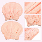 VOCOSTE Diamond Shape Hair Drying Towel Dry Cap, Quick Drying, Lightweight - Image 5