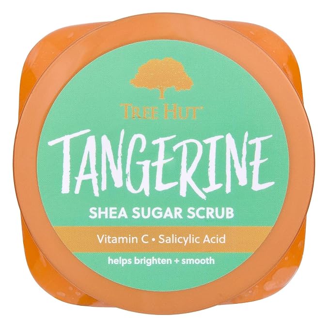 Tree Hut Tangerine Shea Sugar Scrub, Exfoliating, Hydrating & Moisturizing Body - Image 3