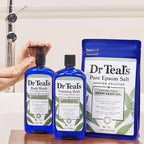 Dr Teal's Body Wash with Pure Epsom Salt, Cannabis Sativa Hemp Seed Oil - Image 6