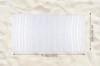 Ray Silver Turkish Beach Towel – 100% Cotton 40x71 Quick Dry Oversized Sand - Image 6