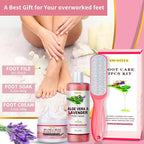 LUCOTIYA Pedicure Kit Foot Spa Soak Set Callus/Cuticle Remover File, Dead Skin - Image 6