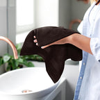 GLAMBURG Ultra Soft 6-Piece Hand Towel Set 16x28-100% Ringspun Cotton - Image 5