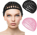 WLLHYF Wig Cap Thick Long Hair Caps Adjustable Net Mesh Braided Weaving Making by WLLHYF