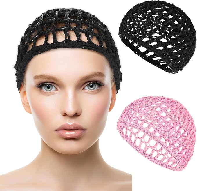 WLLHYF Wig Cap Thick Long Hair Caps Adjustable Net Mesh Braided Weaving Making by WLLHYF
