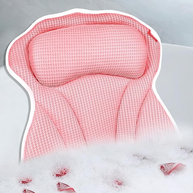 Bath Pillow, Bath Pillows for Tub Neck and Back Support, Bathtub Pillows for by CONBELLA