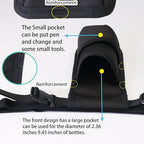 Tuhaoge Massage Bottle Bag Massage Oil Holster Lotion Holster Massage Therapist - Image 2