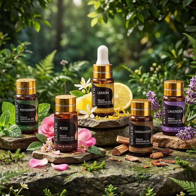 SACATR 25 Pcs Natural Essential Oil Sets, Essential Oils - Image 4