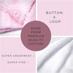 KEEPOZ Hair Towel Wrap Quick Dry 100% Cotton Super Absorbent Turban Head Wrap - Image 3