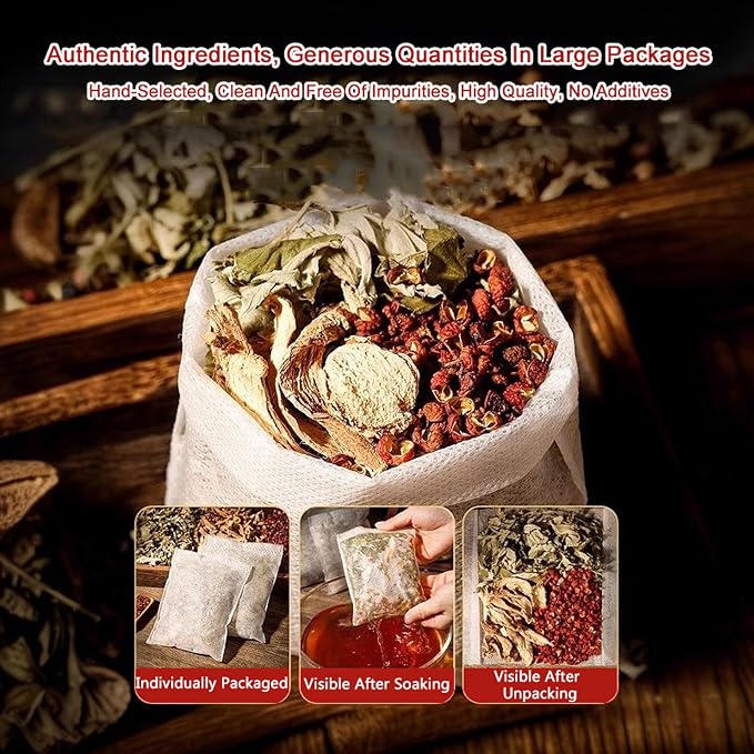 30 Pcs Body Herbal Detox Foot Soak To Remove Toxins, Lymphatic Drainage Ginger - Image 2